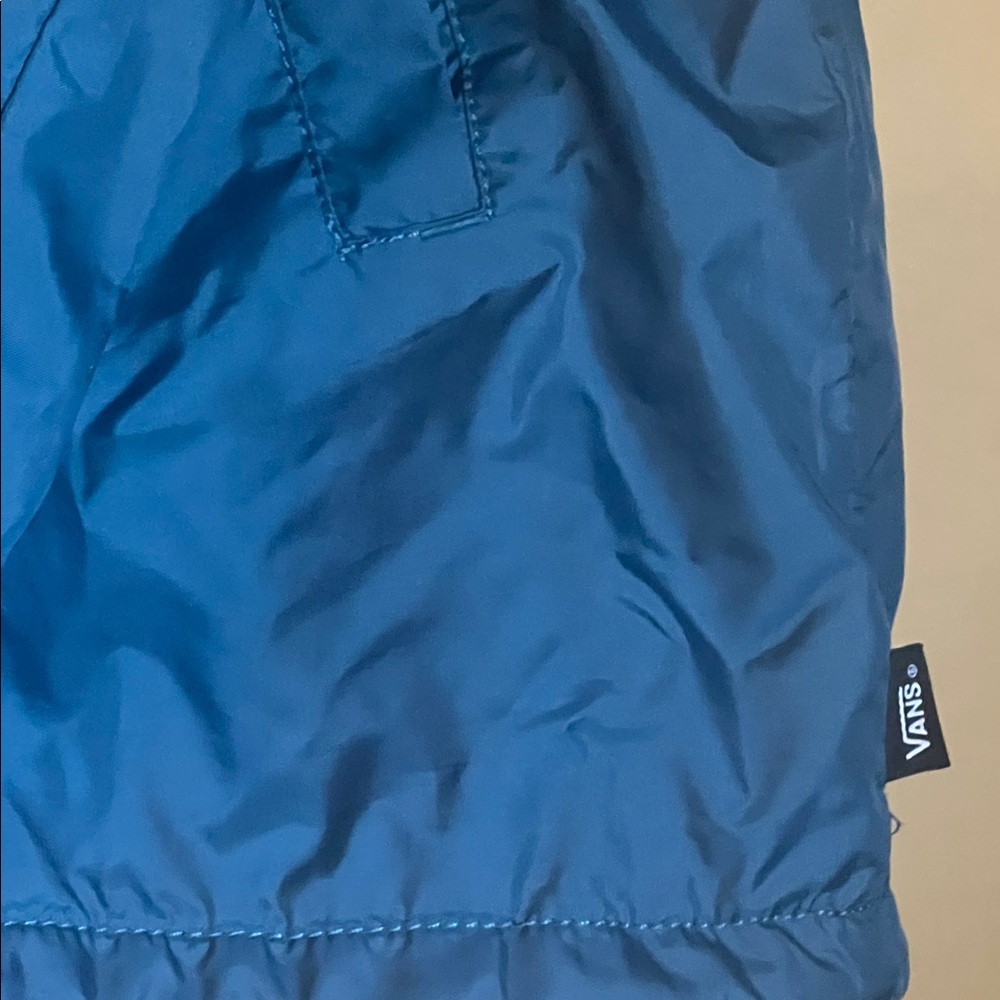 Vans Men's Dark Blue Snap-Front Windbreaker - Picture 4 of 6